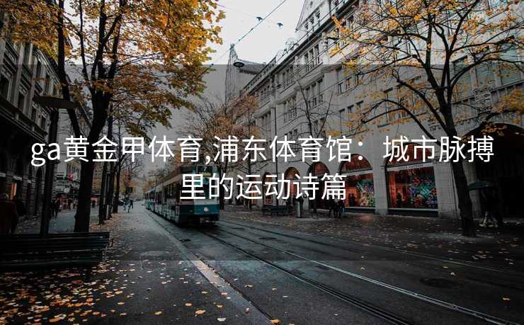 ga黄金甲体育,浦东体育馆:城市脉搏里的运动诗篇