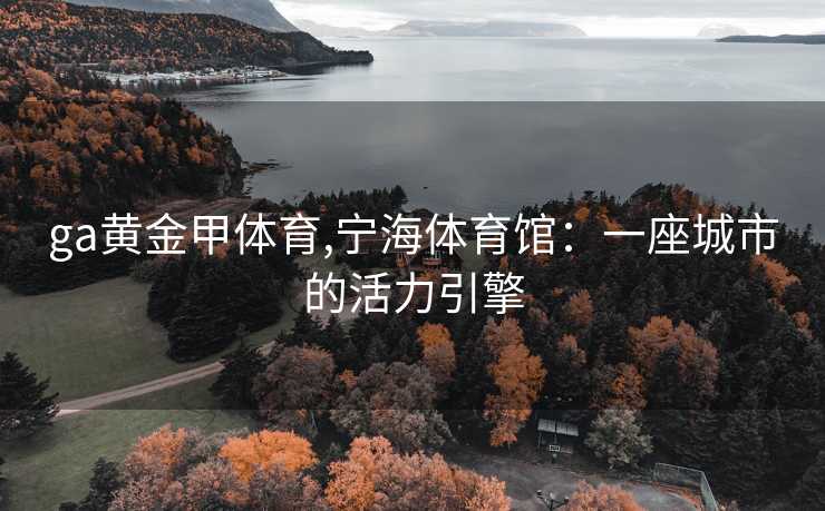 ga黄金甲体育,宁海体育馆:一座城市的活力引擎