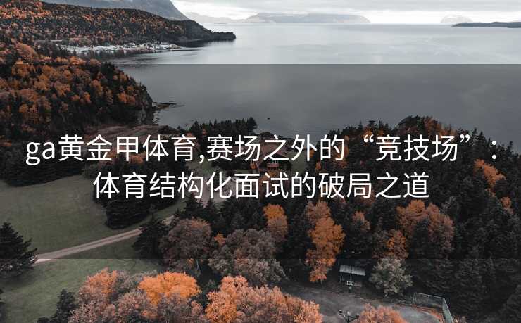 ga黄金甲体育,赛场之外的“竞技场”：体育结构化面试的破局之道
